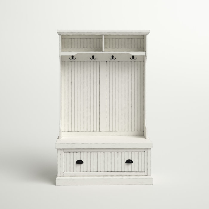 Sand & Stable Carmel Hall Tree 40'' Wide with Bench and Shoe Storage